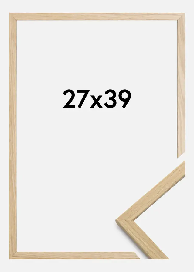 Galleri 1 Fotolijst Edsbyn Acrylglas Eikenhout 27x39 cm