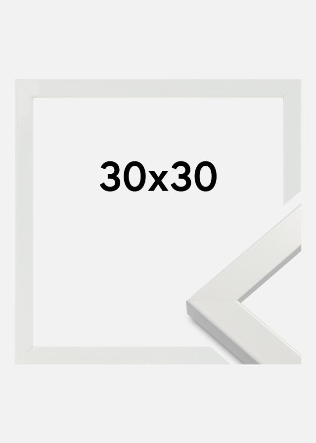 Galleri 1 Fotolijst White Wood Glossy 30x30 cm