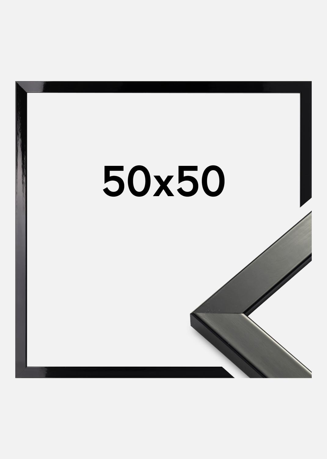 Product Image for Fotolijst Uppsala Acrylglas Zwart Hoogglans 50x50 cm