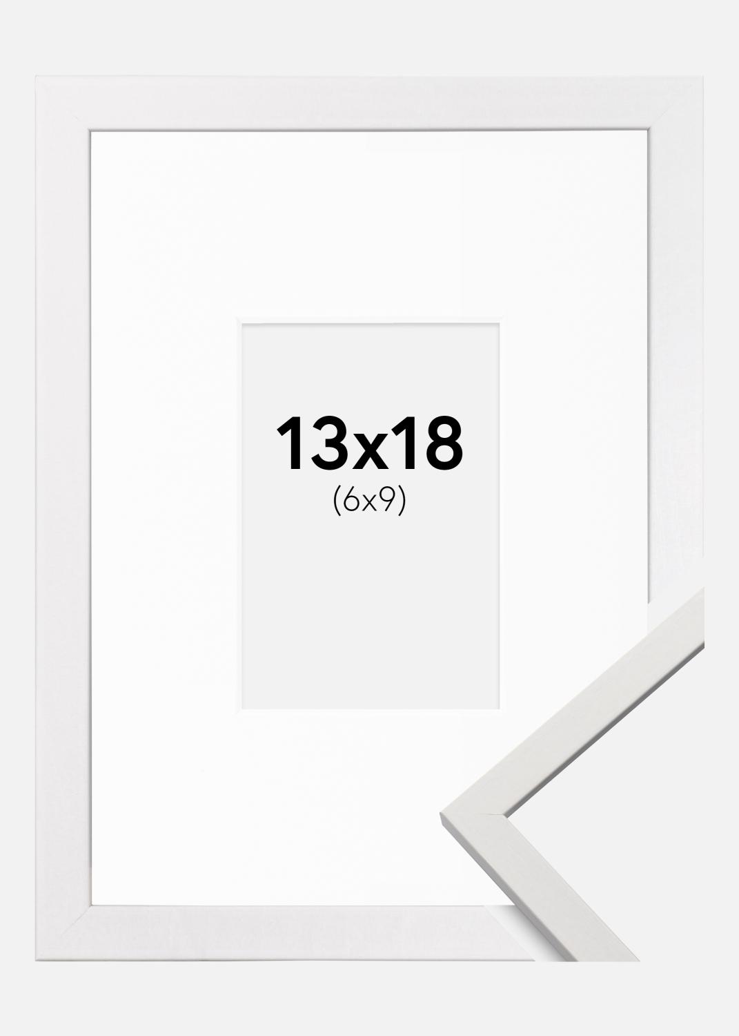 Product Image for Fotolijst Edsbyn Wit 13x18 cm - Passe-partout Wit 7x10 cm