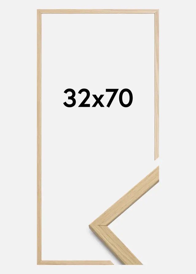 Galleri 1 Fotolijst Edsbyn Acrylglas Eikenhout 32x70 cm