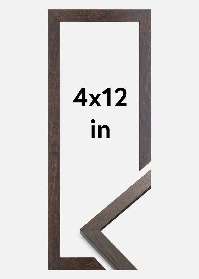 Artlink Fotolijst Trendy Acrylglas Walnoot 4x12 inches (10,16x30,5 cm)