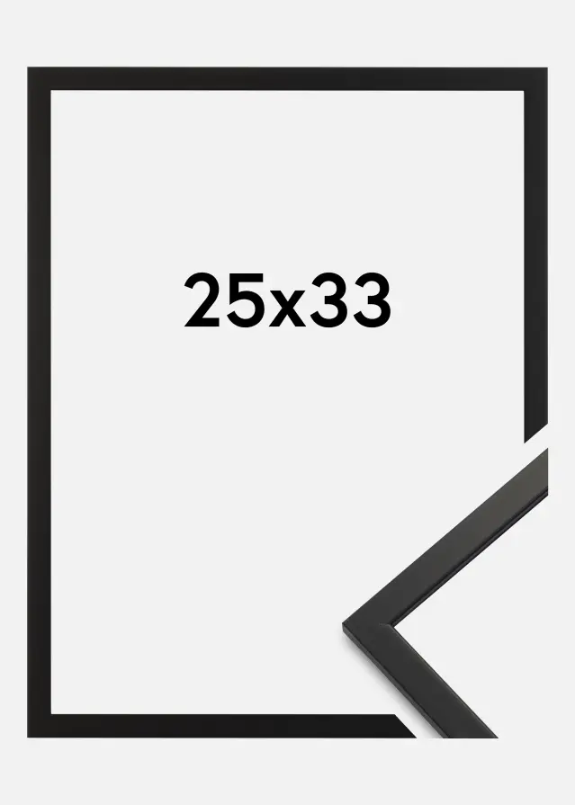 Galleri 1 Fotolijst Edsbyn Acrylglas Zwart 25x33 cm