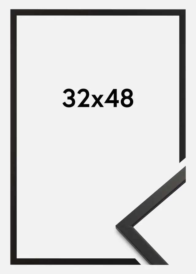 Galleri 1 Fotolijst Edsbyn Acrylglas Zwart 32x48 cm