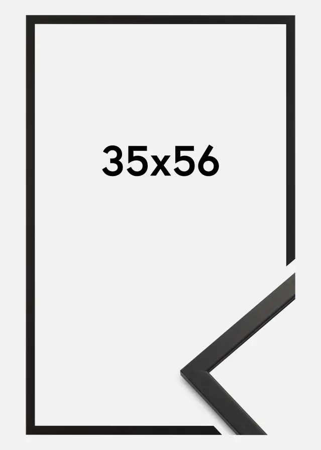 Galleri 1 Fotolijst Edsbyn Acrylglas Zwart 35x56 cm