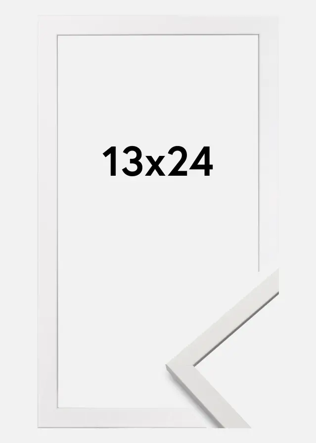 Galleri 1 Fotolijst Edsbyn Acrylglas Wit 13x24 cm