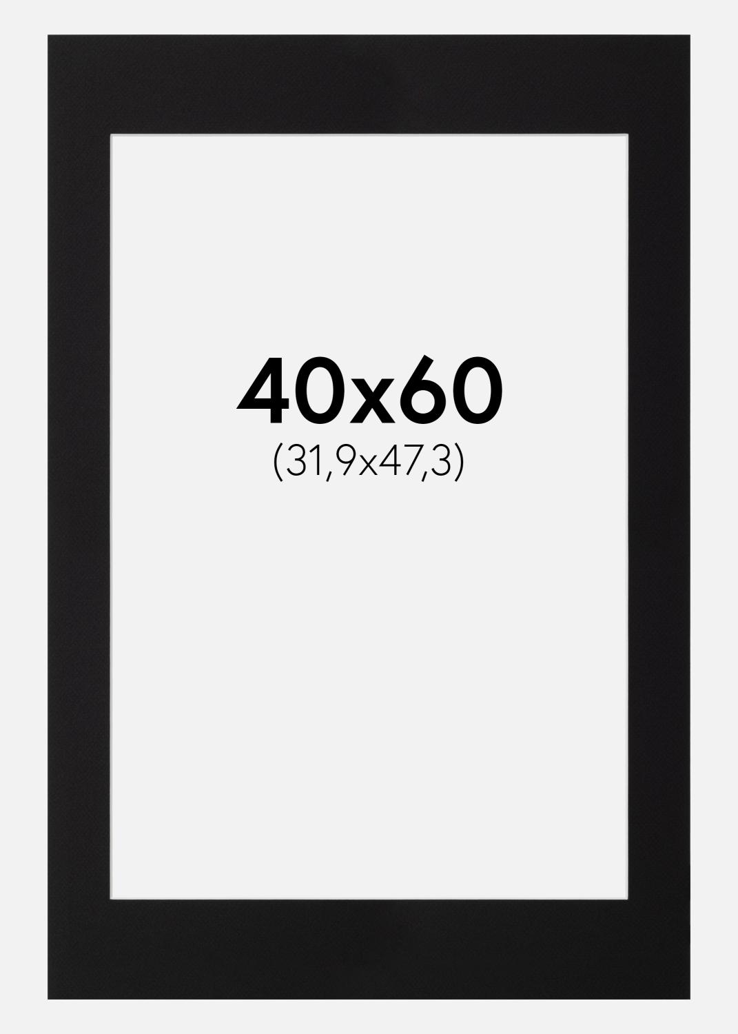 Product Image for Passe-partout Canson Zwart (Witte kern) 40x60 cm (31,9x47,3 - A3+)
