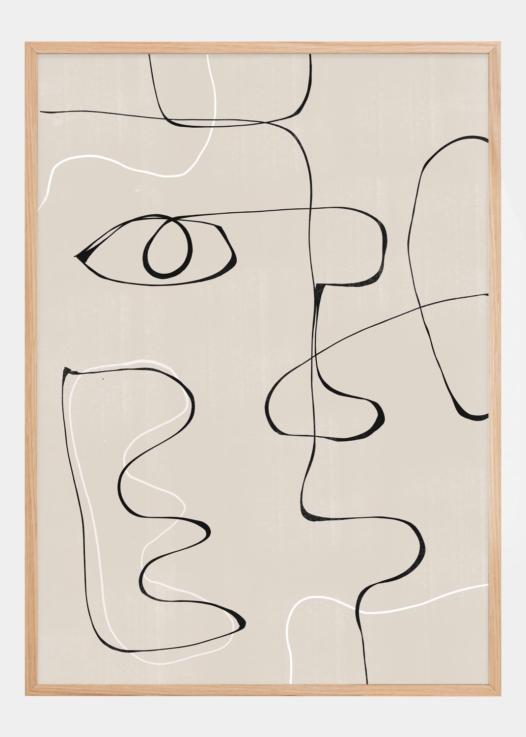 Product Image for Abstract Face No2 Poster (21x29.7 cm (A4))
