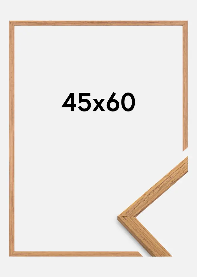 Galleri 1 Fotolijst Edsbyn Acrylglas Teak 45x60 cm