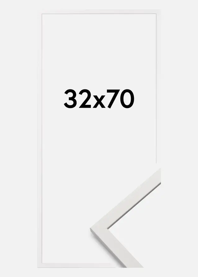 Galleri 1 Fotolijst Edsbyn Acrylglas Wit 32x70 cm