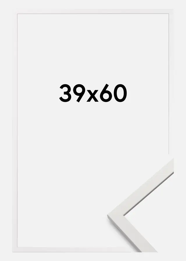 Galleri 1 Fotolijst Edsbyn Acrylglas Wit 39x60 cm