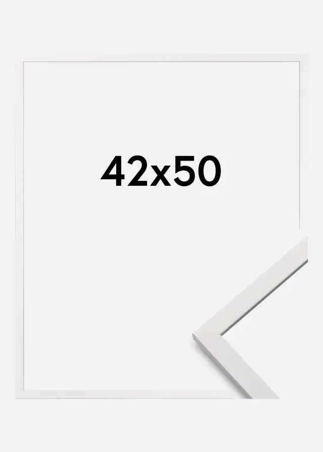 Galleri 1 Fotolijst Edsbyn Acrylglas Wit 42x50 cm