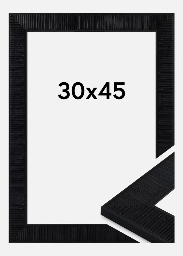 Jämtlands Ramfabrik Fotolijst Linea Acrylglas Black 30x45 cm