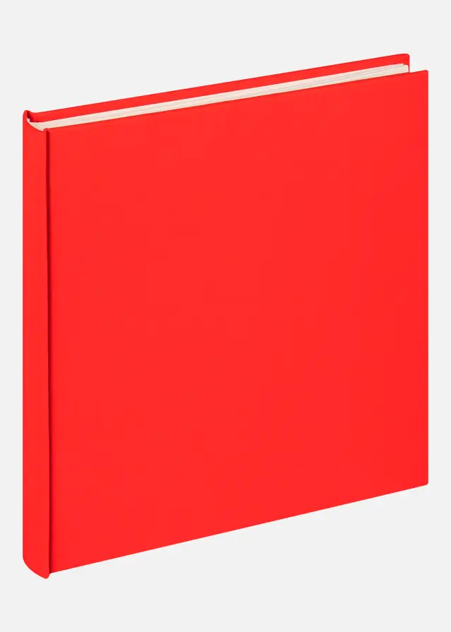 Walther Cloth Album Rood - 22,5x24 cm (40 Witte zijden / 20 bladen)