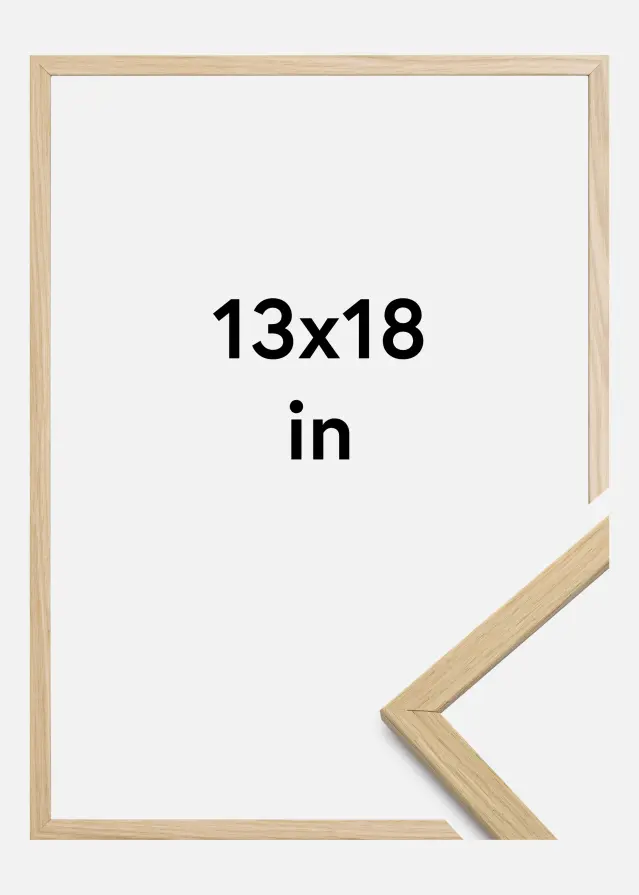Galleri 1 Fotolijst Edsbyn Acrylglas Eikenhout 13x18 inches (33,02x45,72 cm)