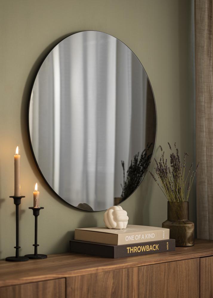 House Doctor Spiegel House Doctor Walls Grijs 80 cm Ø