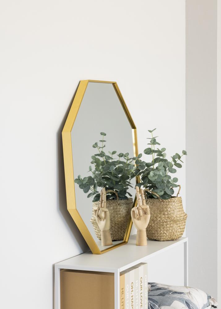 KAILA KAILA Spiegel Octagon Goud 70 cm Ø