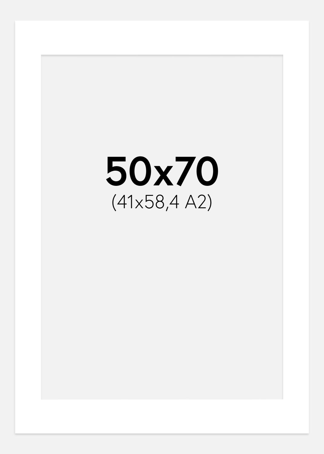 Product Image for Passe-partout Super Wit (Witte Kern) 50x70 cm (41x58,4)