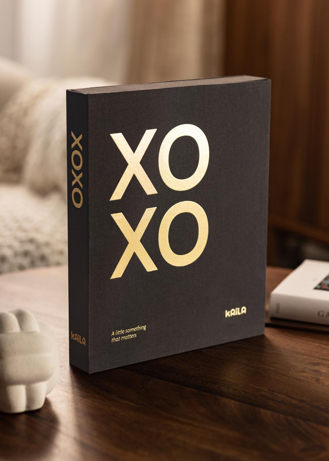 Product Image for KAILA XOXO Black - Coffee Table Photo Album (60 Zwarte zijden)