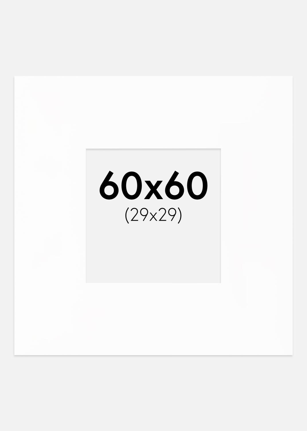 Product Image for Passe-partout XXL Standaard Wit (Witte Kern) 60x60 cm (29x29)