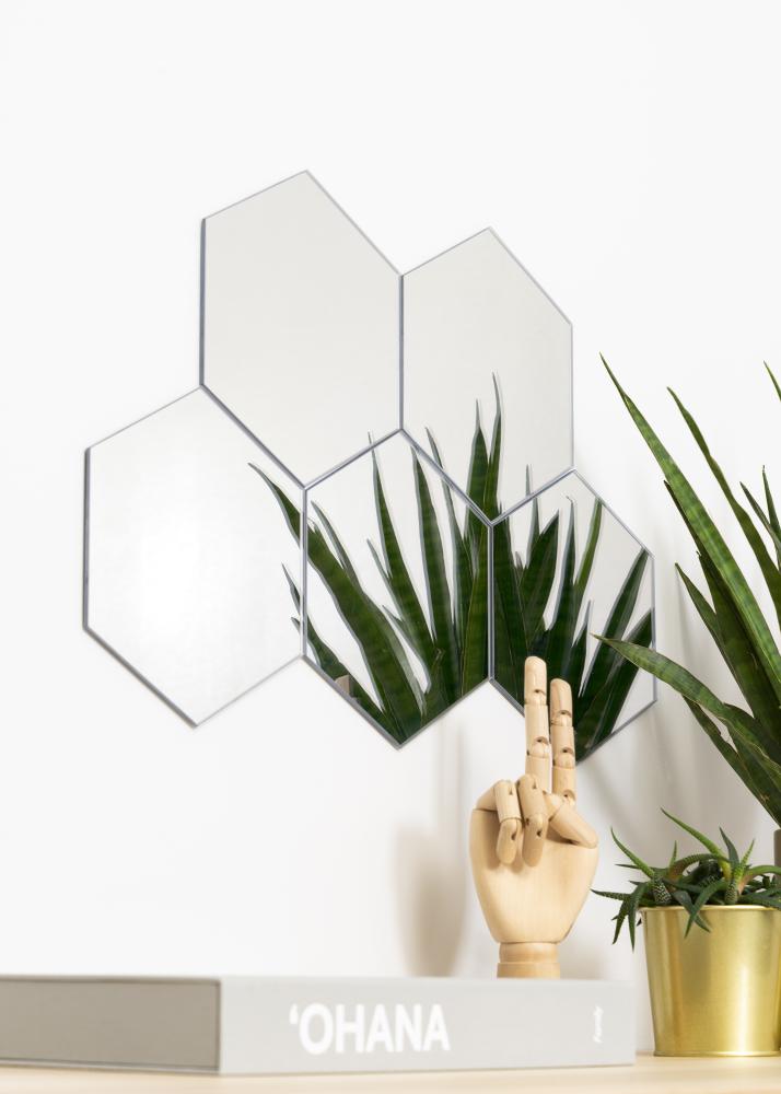 KAILA KAILA Spiegel Hexagon 18x21 cm - 5-pack