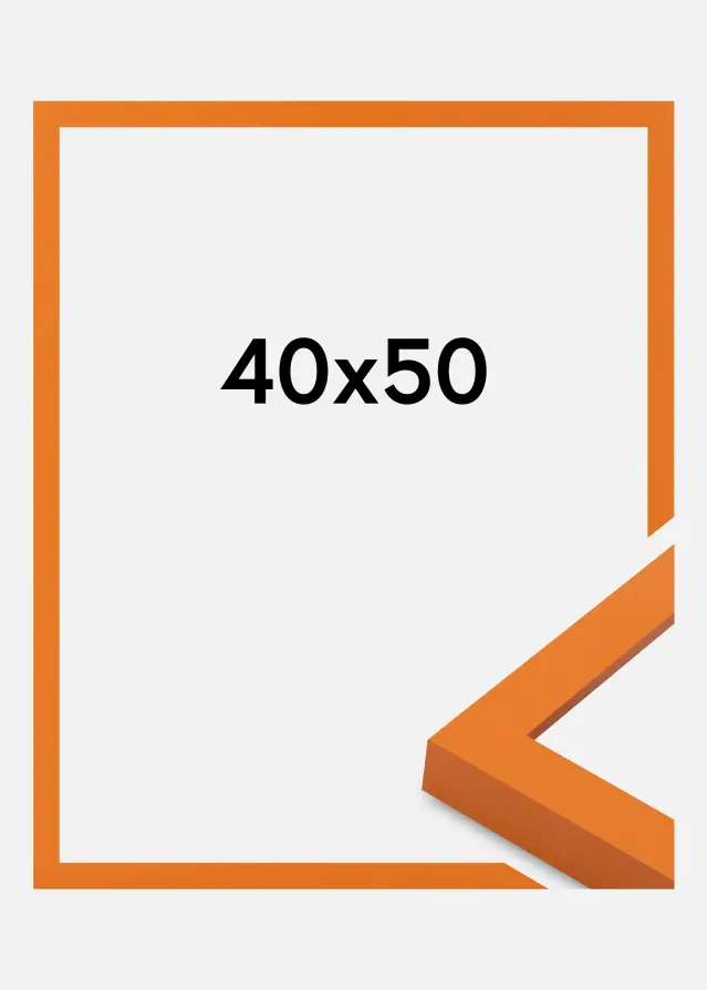 Jämtlands Ramfabrik Fotolijst Selection Acrylglas Orange 40x50 cm