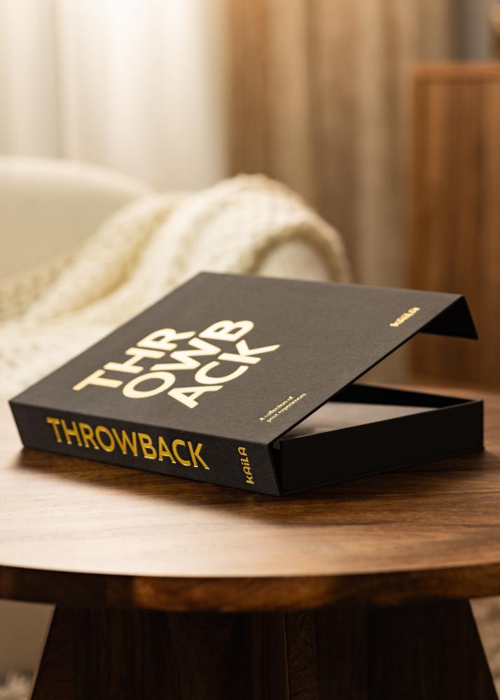 KAILA KAILA THROWBACK Black - Coffee Table Photo Album (60 Zwarte zijden)
