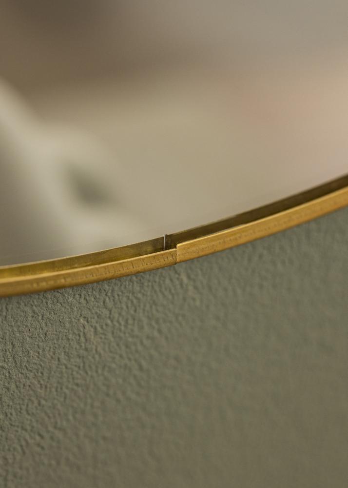 KAILA KAILA Round Mirror - Thin Brass 40 cm Ø