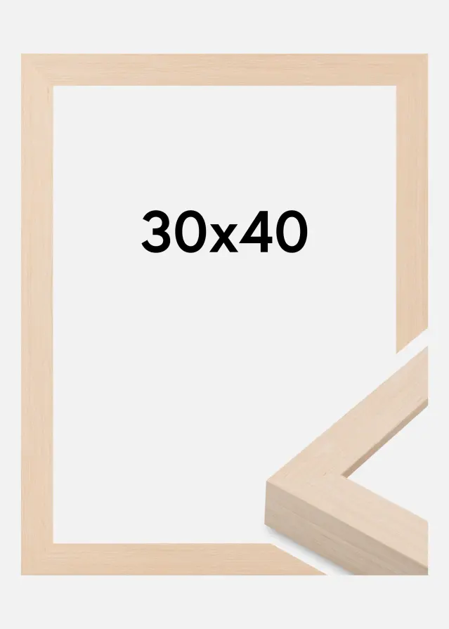 Jämtlands Ramfabrik Fotolijst Cotswold Acrylglas Ivoor 30x40 cm
