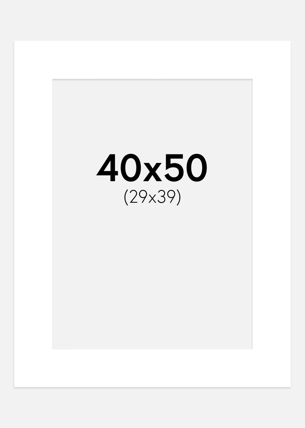 Product Image for Passe-partout Super Wit (Witte Kern) 40x50 cm (29x39 cm)