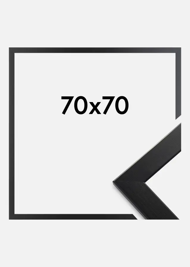 Artlink Fotolijst Trendline Acrylglas Zwart 70x70 cm