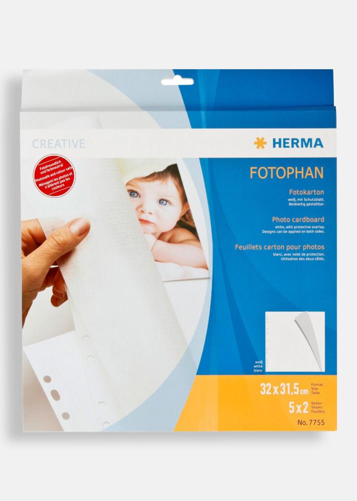 Difox Herma Albumbladen 32x31,5 cm - 5 Bladen