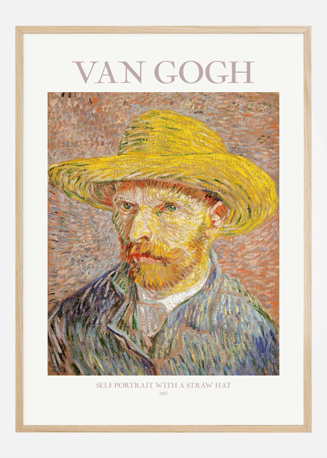 Product Image for VAN GOGH - Self Portrait With Straw Hat Poster (21x29.7 cm (A4))