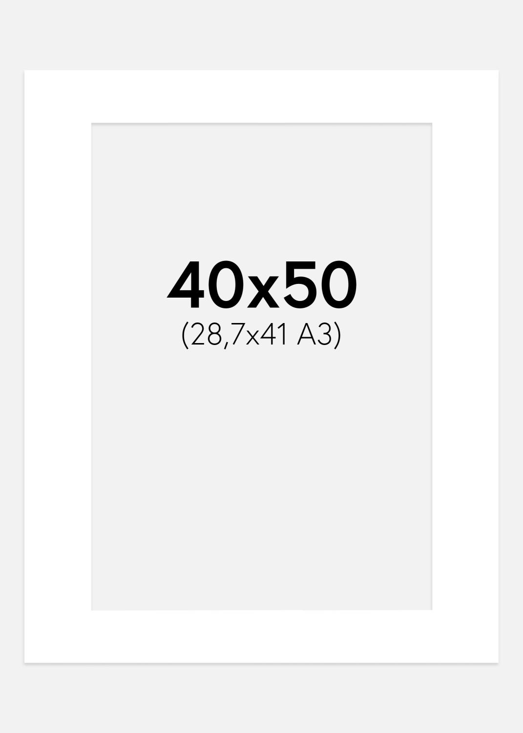 Product Image for Passe-partout Super Wit (Witte Kern) 40x50 cm (28,7x41  A3)