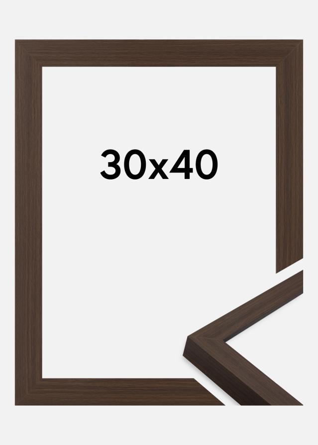 Jämtlands Ramfabrik Fotolijst Wells Acrylglas Bruin 30x40 cm