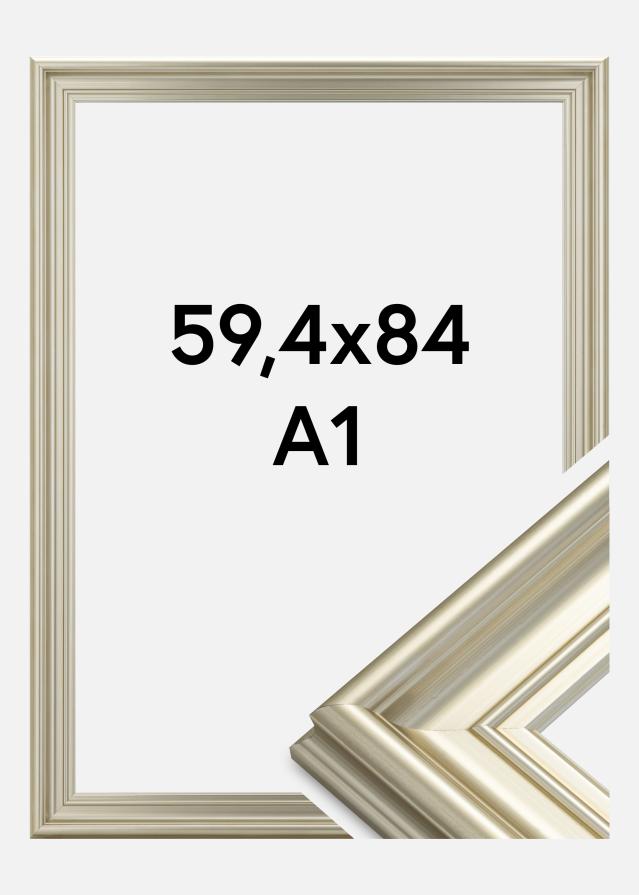 Ramverkstad Fotolijst Mora Premium Zilver 59,4x84 cm (A1)
