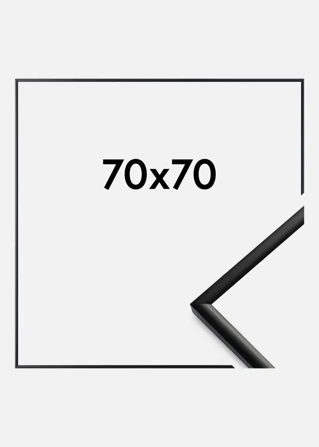 Walther Fotolijst New Lifestyle Acrylglas Mat Zwart 70x70 cm