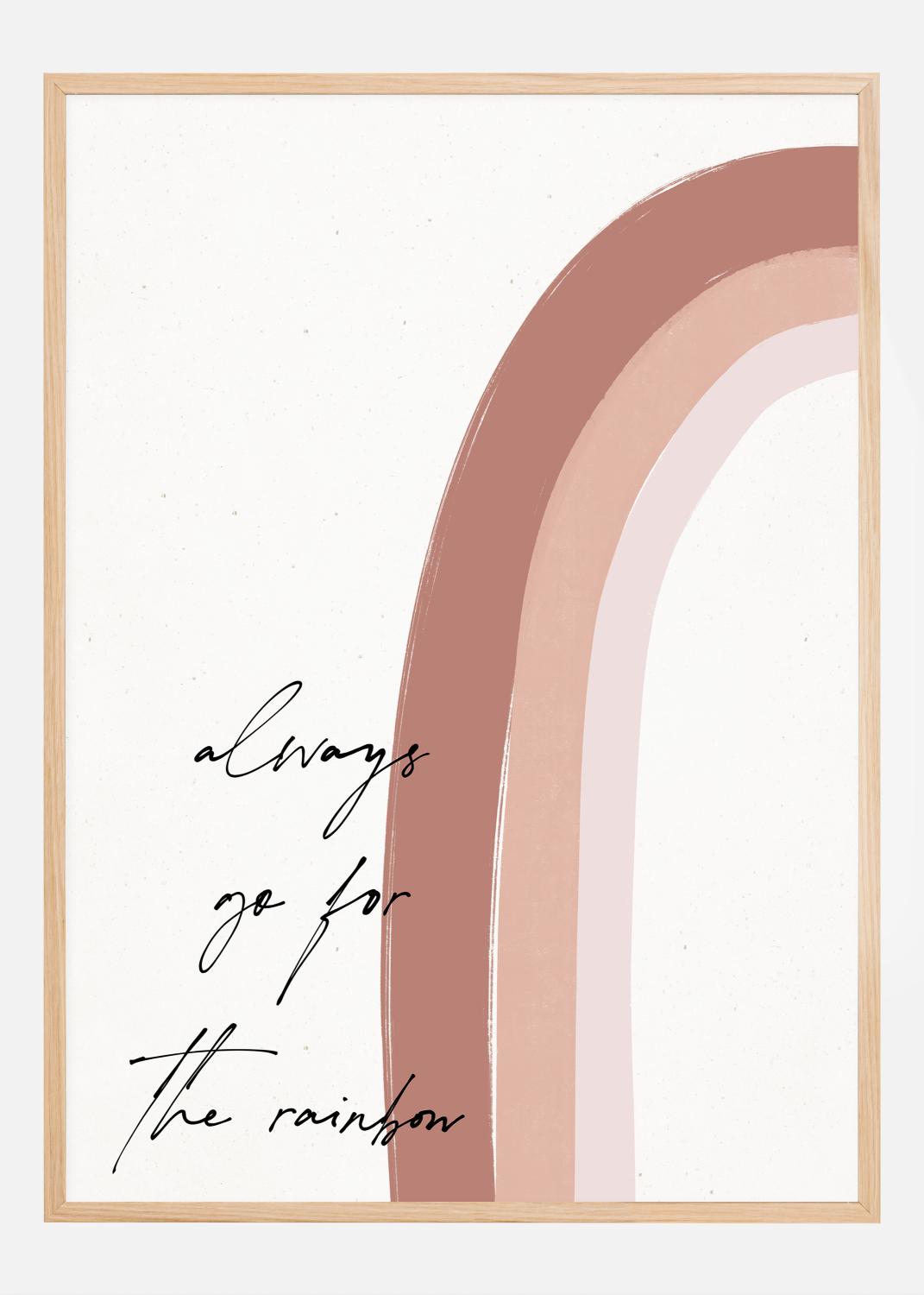 Product Image for Always go for the Rainbow Poster (21x29.7 cm (A4))