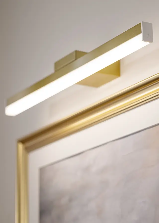 KAILA KAILA Glimmer Batterijgevoede Schilderijlamp 55 cm - Goud