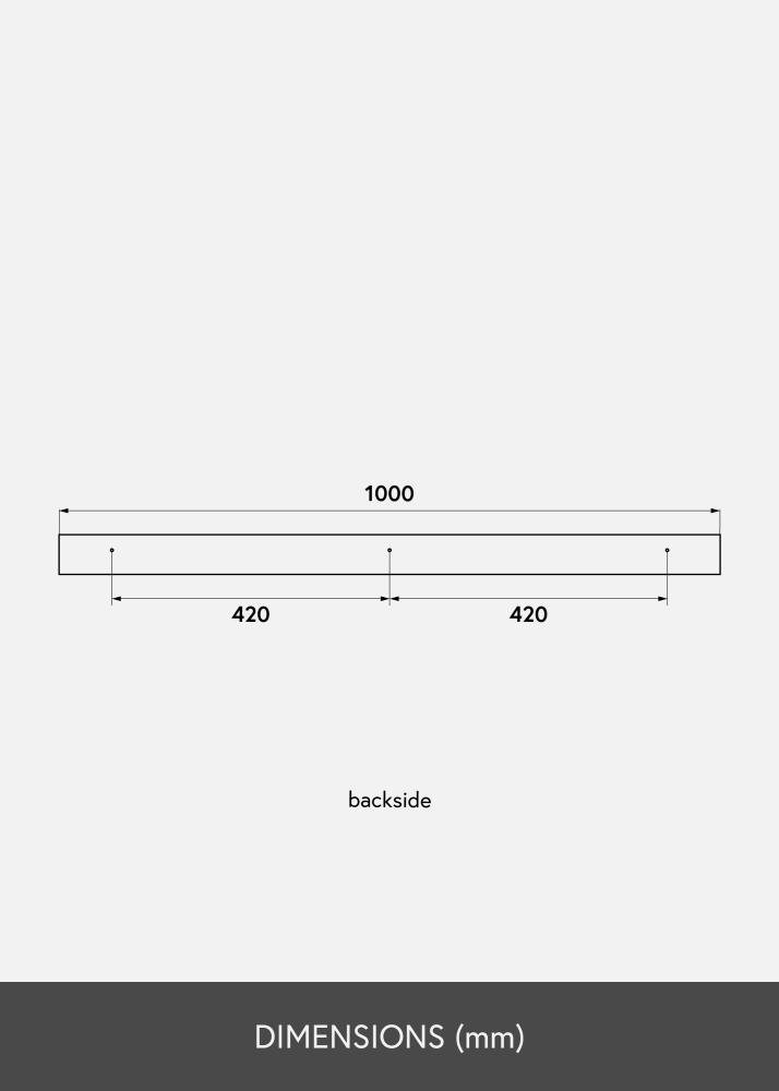 KAILA KAILA Fotoplank Wit 100 cm