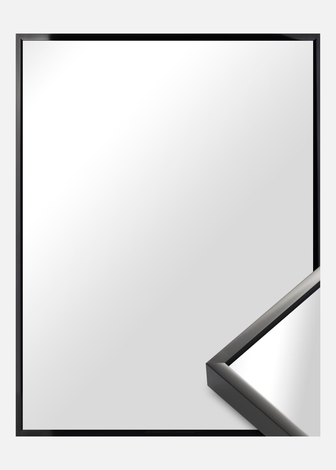 Product Image for Spiegel Nielsen Premium Alpha Glanzend Zwart - Eigen afmetingen