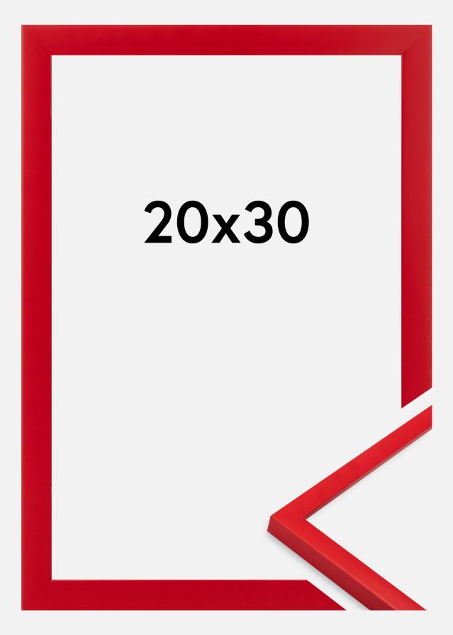 Jämtlands Ramfabrik Fotolijst Kent Acrylglas Rood 20x30 cm