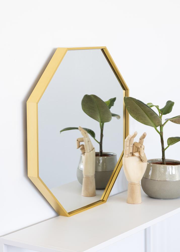 KAILA KAILA Spiegel Octagon Goud 50 cm Ø