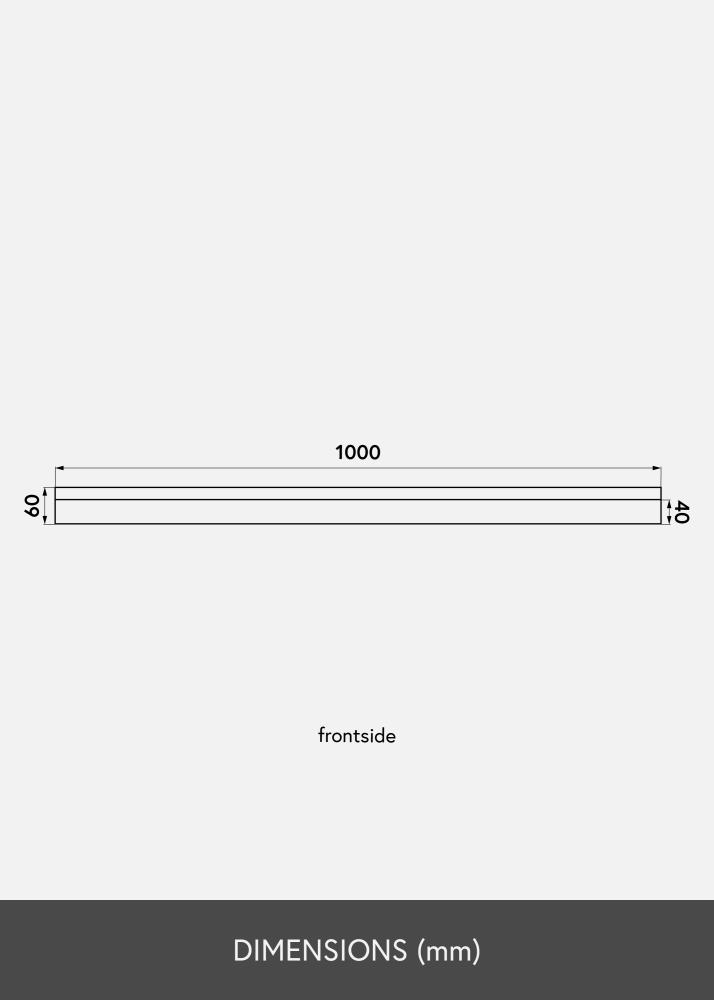 KAILA KAILA Fotoplank Wit 100 cm