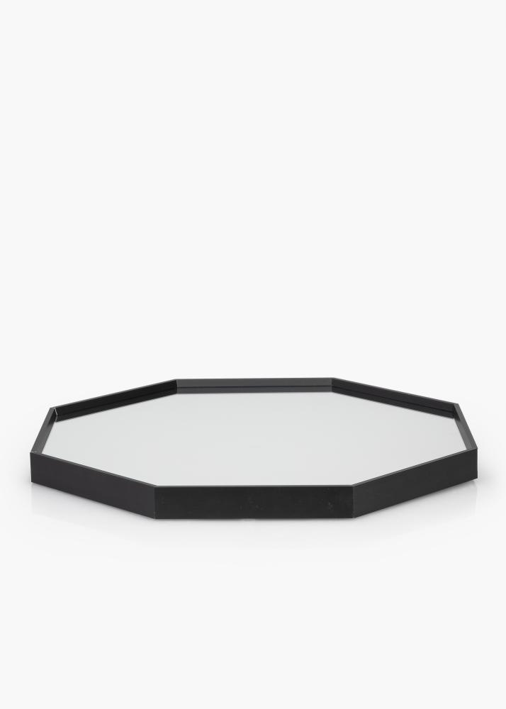 KAILA KAILA Spiegel Octagon Zwart 50 cm Ø