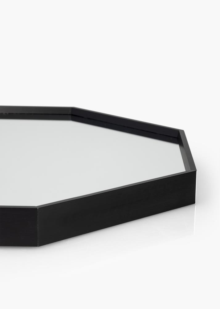 KAILA KAILA Spiegel Octagon Zwart 50 cm Ø