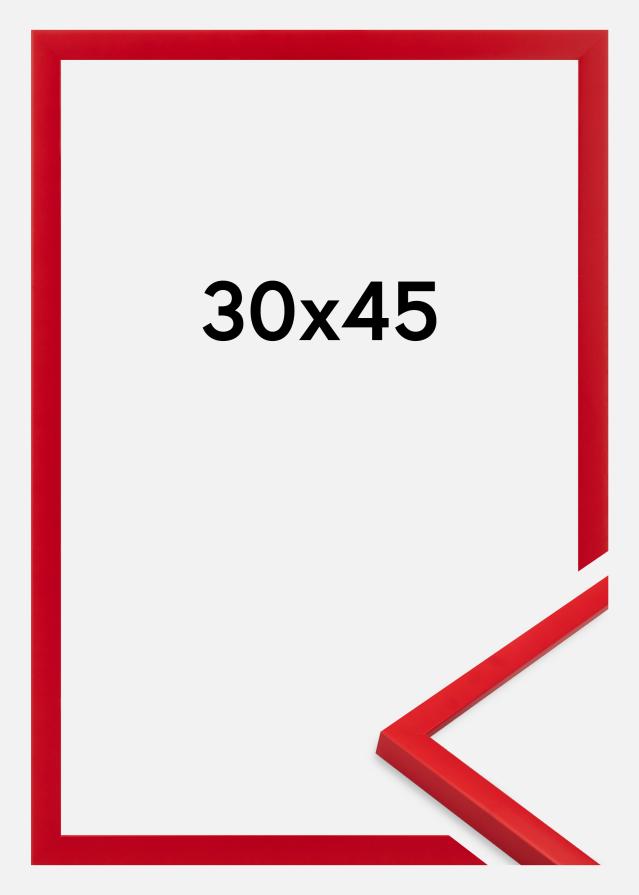 Jämtlands Ramfabrik Fotolijst Kent Acrylglas Rood 30x45 cm