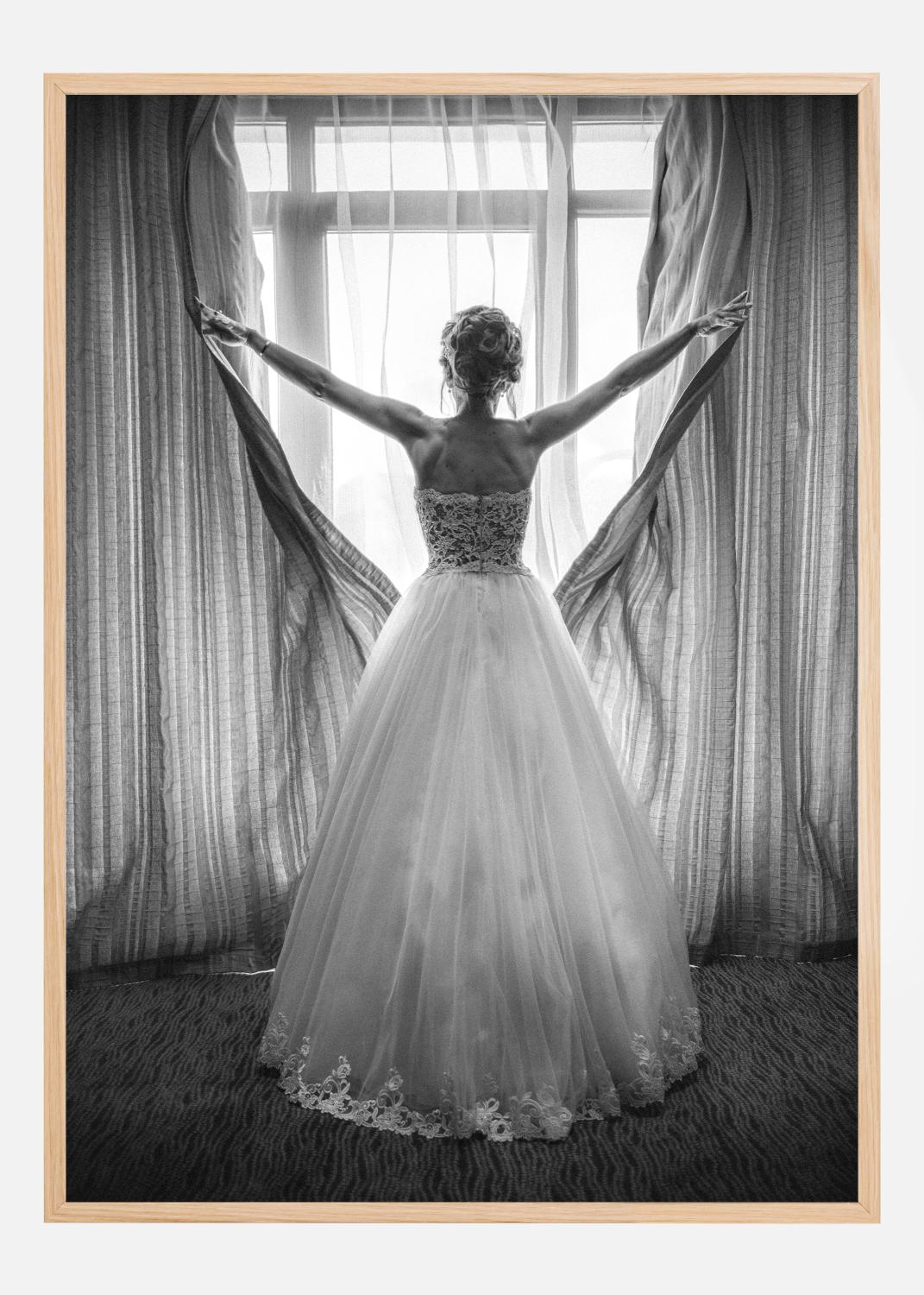 Product Image for Elegant bride at big window Poster (21x29.7 cm (A4))