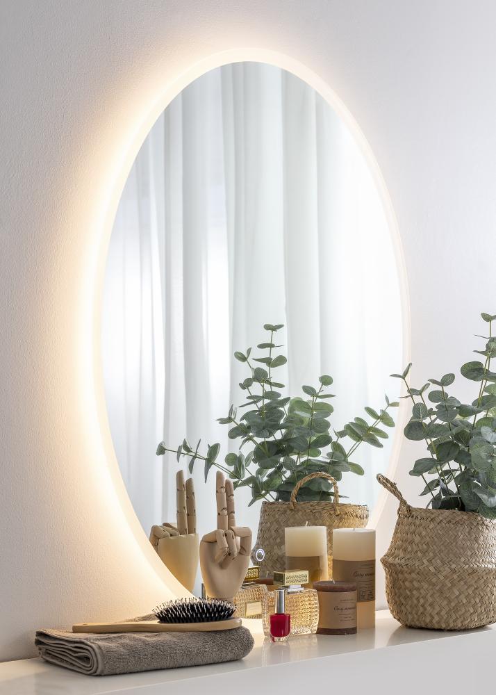 KAILA KAILA Spiegel Oval LED 70x90 cm