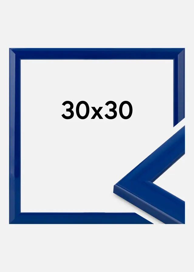 Jämtlands Ramfabrik Fotolijst Dorset Acrylglas Donkerblauw 30x30 cm